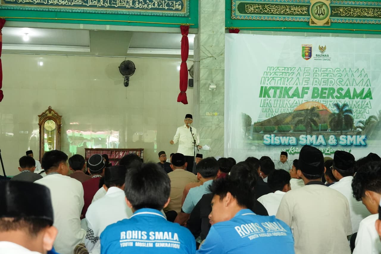 Pemprov Lampung Dukung Pembinaan Spiritual Pelajar melalui Pesantren Kilat dan Iktikaf